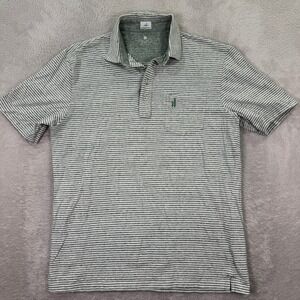 Johnnie O Hangin' Out Men's Medium Striped Polo Shirt Short Sleeve Casual Golf